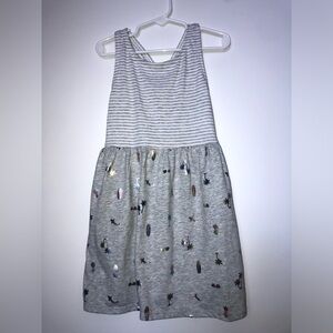 New Gymboree Summer Dress Gray Size 5T